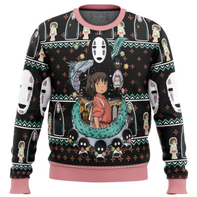 Studio Ghibli Spirited Away Avatar Ugly Christmas Sweater
