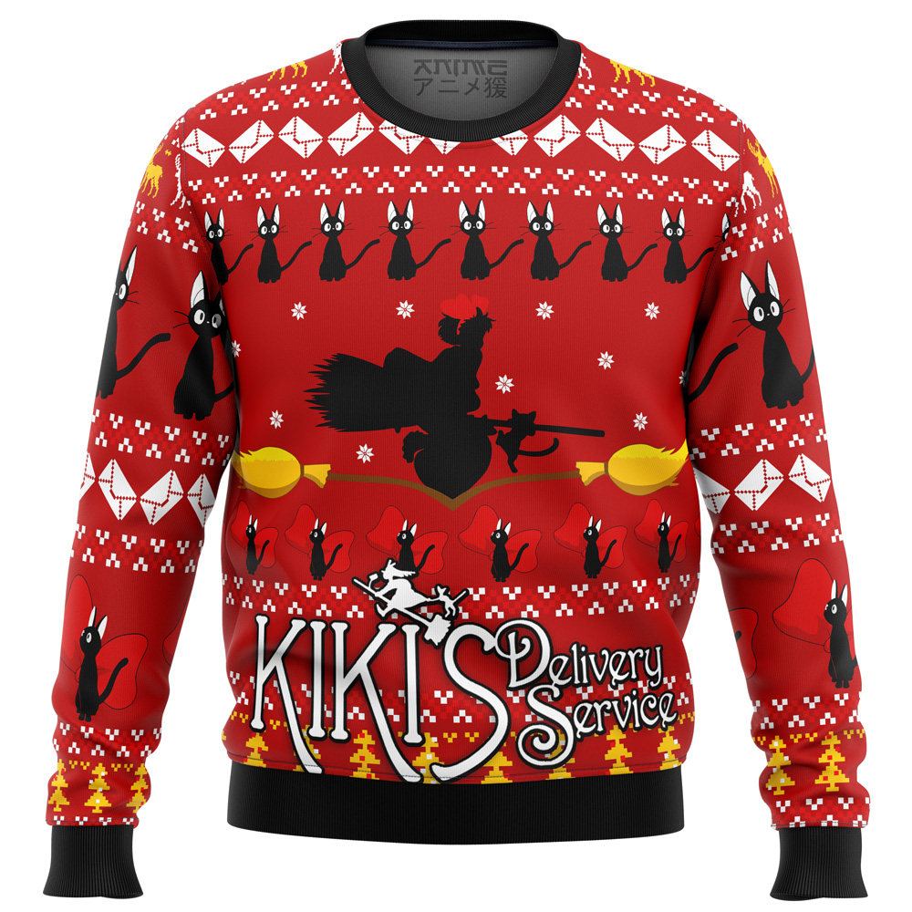 Studio Ghibli Kiki’s Delivery Service Ugly Christmas Sweater