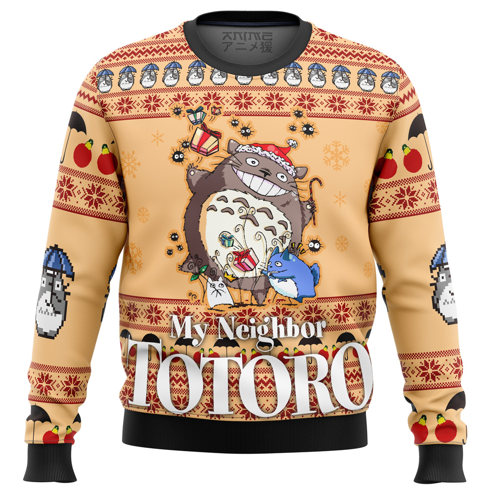 Studio Ghibli My Neighbor Totoro Friends Ugly Christmas Sweater