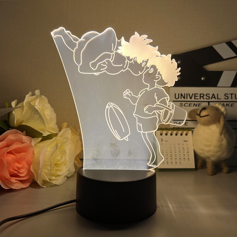 Studio Ghibli Ponyo & Sosuke 3D Led Lamp