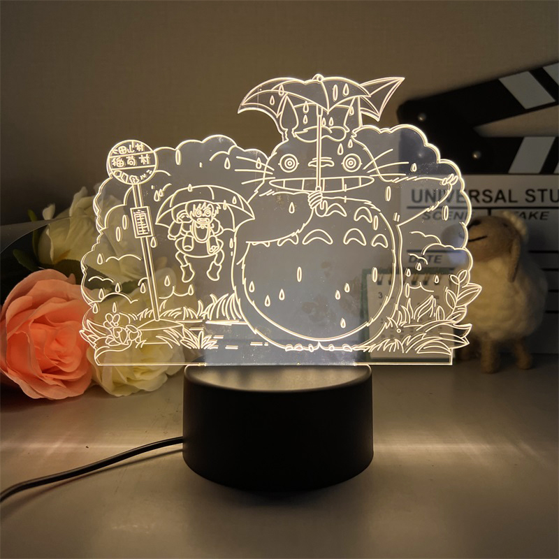 Studio Ghibli My Neighbor Totoro & Satsuki Summer Rain 3D Led Lamp