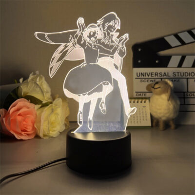 Studio Ghibli Howl's Moving Castle Howl & Sophie 3D Led Lamp