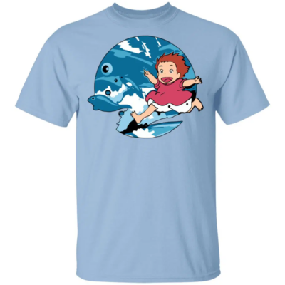 Studio Ghibli Ponyo On The Waves T-shirt