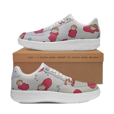 Studio Ghibli Ponyo Cute AF1 Low Shoes