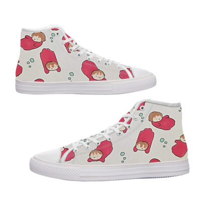 Studio Ghibli Ponyo Cute Converse Shoes
