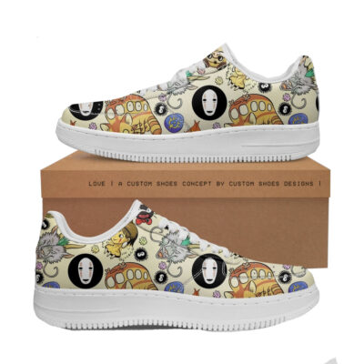 Studio Ghibli Characters Colorful AF1 Low Shoes