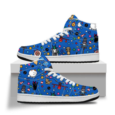 Studio Ghibli Characters In The Blue JD Shoes