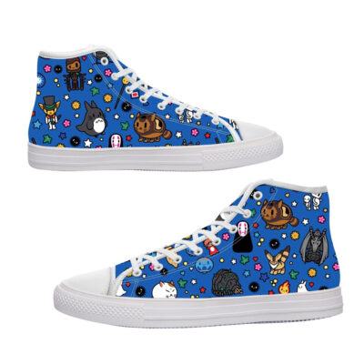 Studio Ghibli Characters Navy Converse Shoes