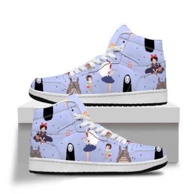 Studio Ghibli Characters Light Purple JD Shoes