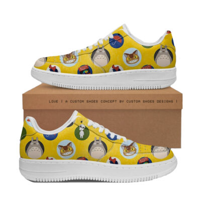 Studio Ghibli Ghibli Characters Yellow AF1 Low Shoes