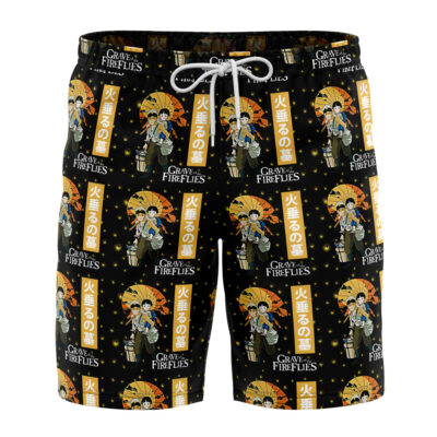 Studio Ghibli Grave Of The Fireflies Swim Trunks