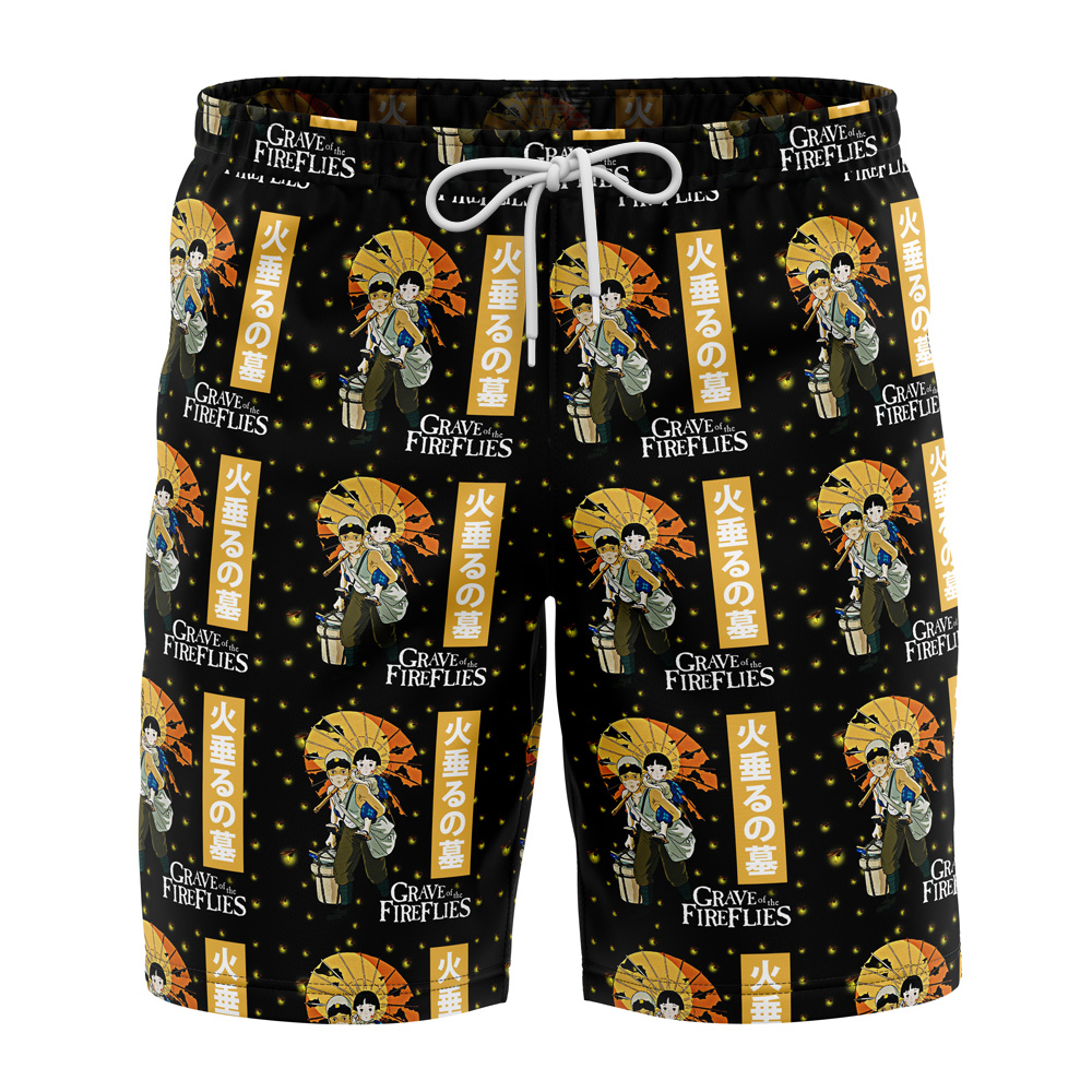 Studio Ghibli Grave Of The Fireflies Swim Trunks