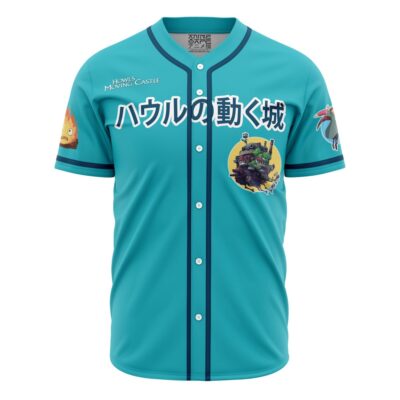 Studio Ghibli Howls Moving Castle Baseball Jersey