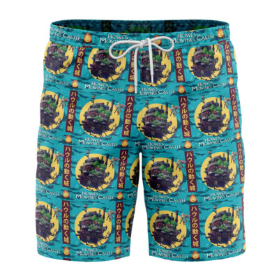 Studio Ghibli Howl's Moving Castle Swim Trunks