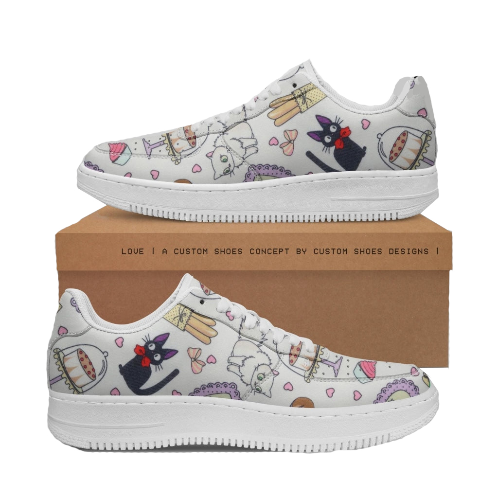 Studio Ghibli Kiki's Delivery Service Kiki And Jiji Cat AF1 Low Shoes