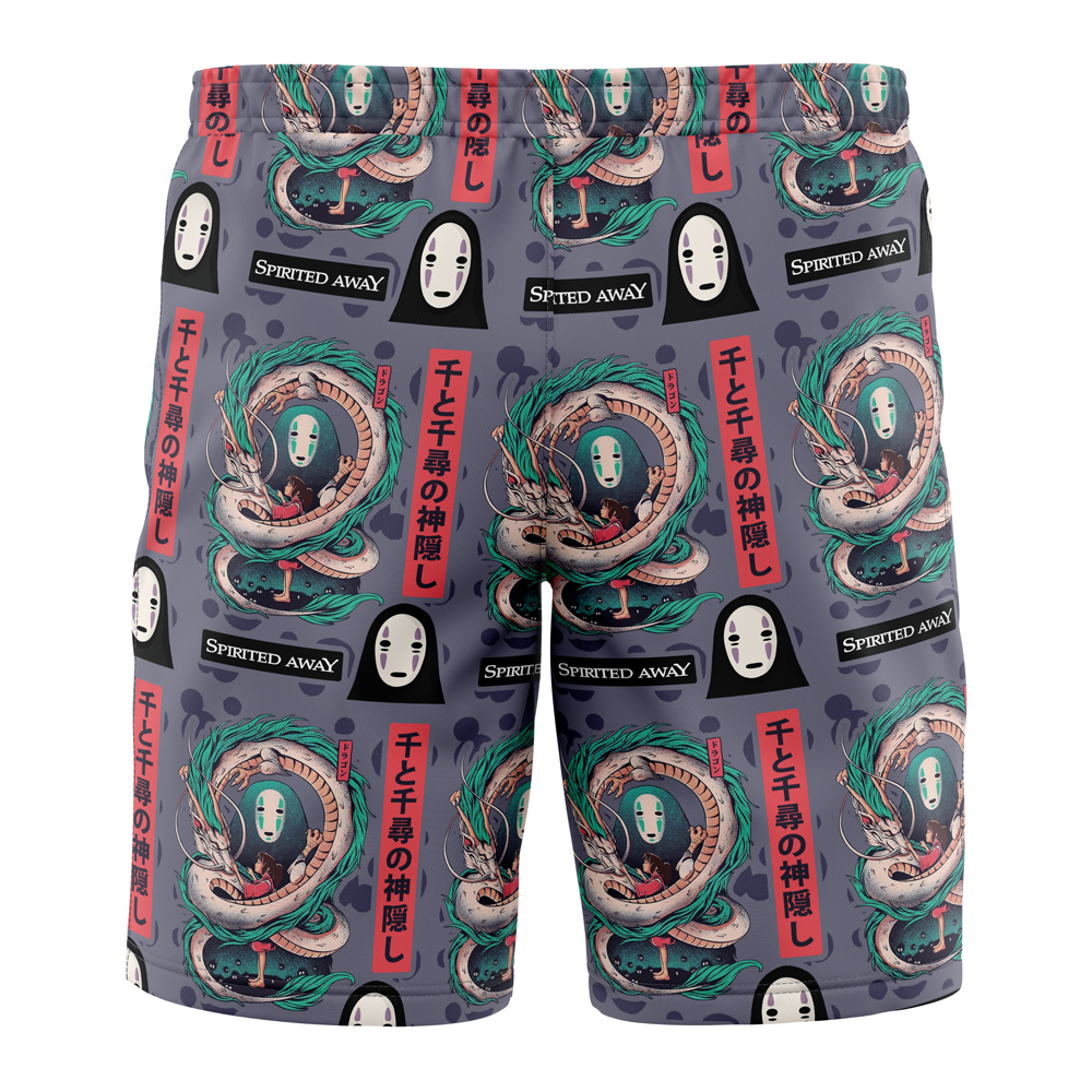 Studio Ghibli Spirited Away Mythical Swim Trunks - Image 3