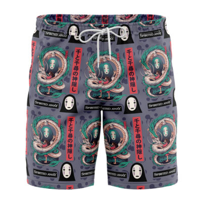 Studio Ghibli Spirited Away Mythical Swim Trunks