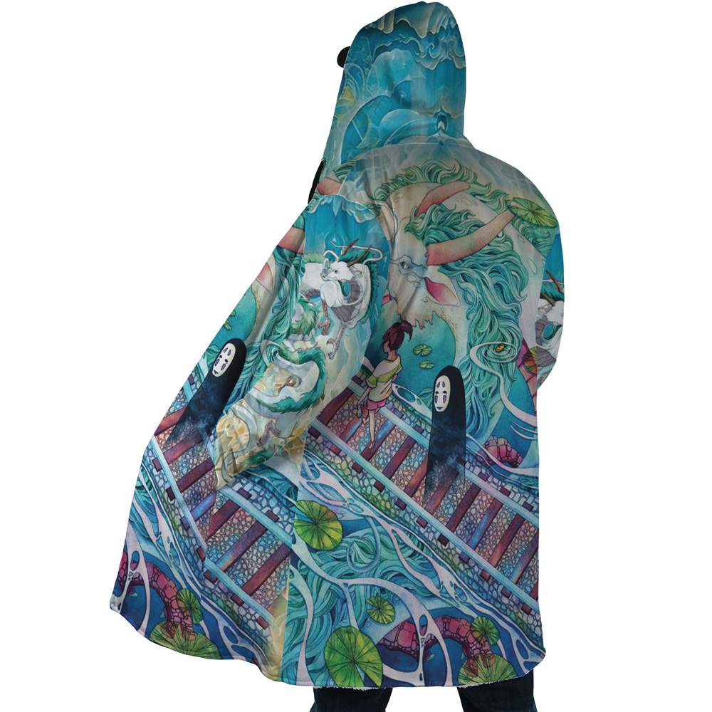 Studio Ghibli Spirited Away Mythical Dream Cloak Coat - Image 5