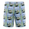 Nausicaa SG Hawaiian Shorts BACK Mockup - Studio Ghibli Shop