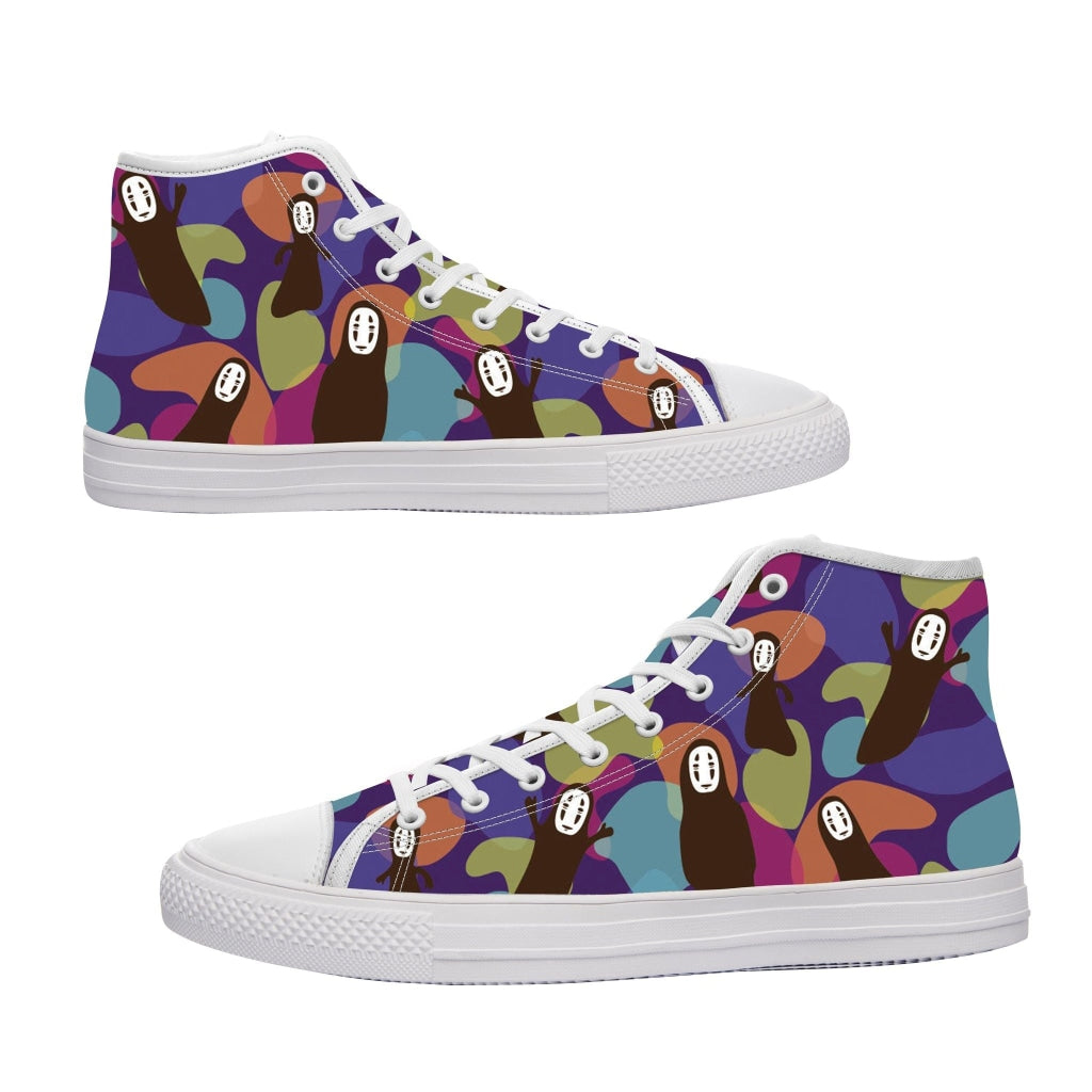 Studio Ghibli Spirited Away No Face Custom Converse Shoes