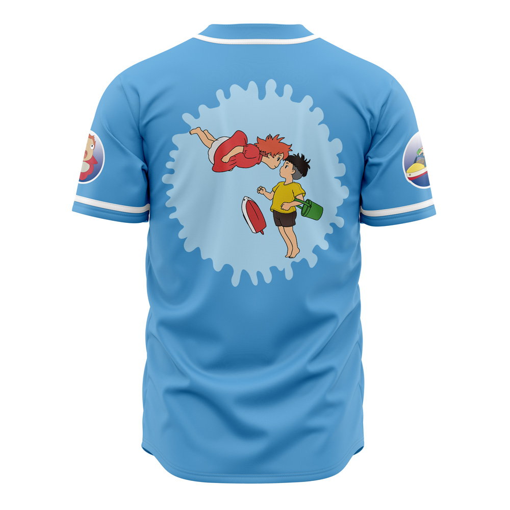 Studio Ghibli Ponyo Baseball Jersey - Image 3