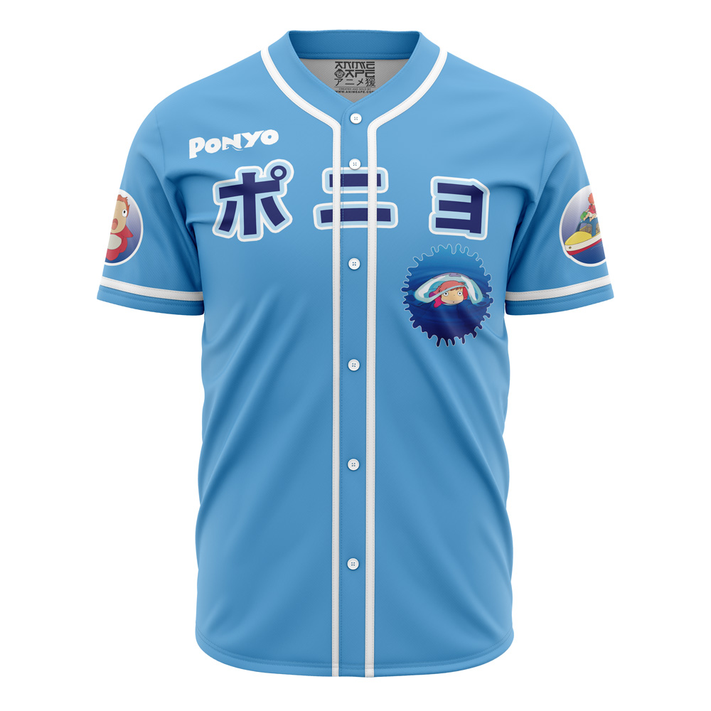 Studio Ghibli Ponyo Baseball Jersey