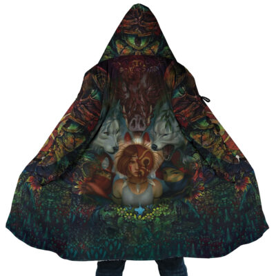 Studio Ghibli Princess Mononoke 3D Dream Cloak Coat