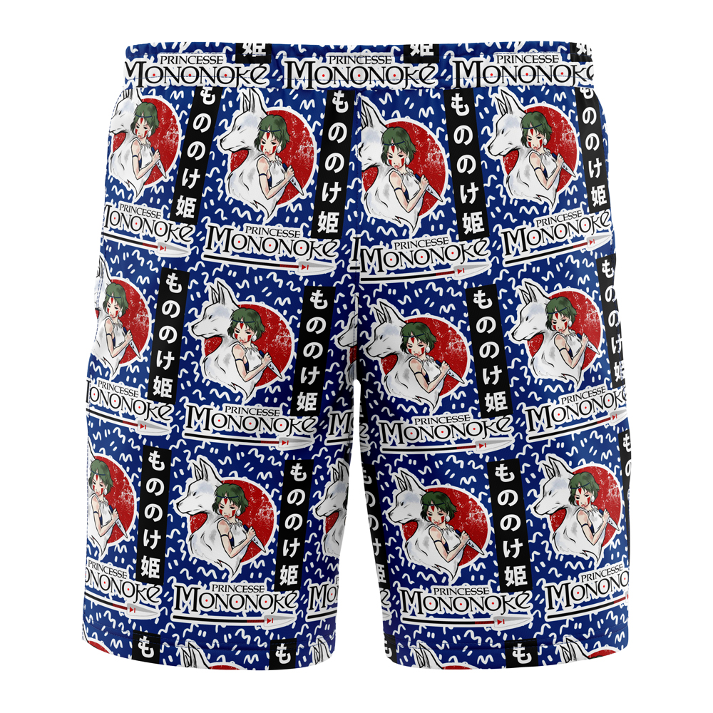 Studio Ghibli Princess Mononoke Swim Trunks - Image 3