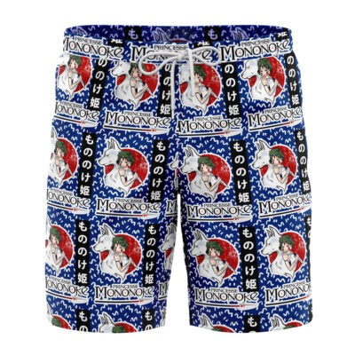 Studio Ghibli Princess Mononoke Swim Trunks