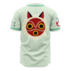 Raging Princess Mononoke SG AOP Baseball Jersey BACK Mockup - Studio Ghibli Shop
