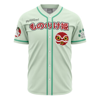Studio Ghibli Princess Mononoke Mask Baseball Jersey