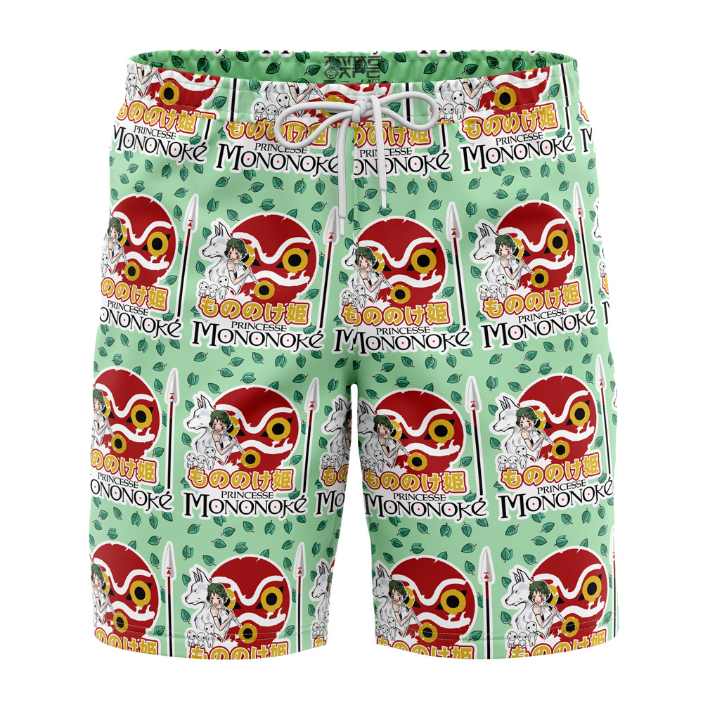Studio Ghibli Princess Mononoke Mask Swim Trunks