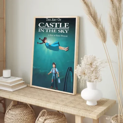 Hot New Castle In The Sky Classic Movie Wall Art