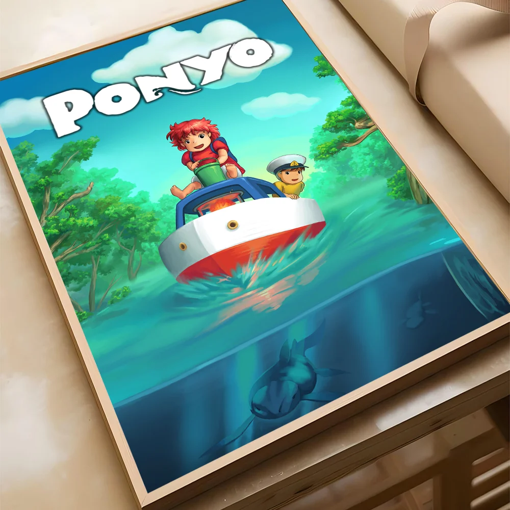 Must Try Anime Ponyo Ghibli Wall Art