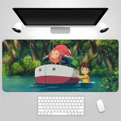 Ponyo Large Mouse Pad