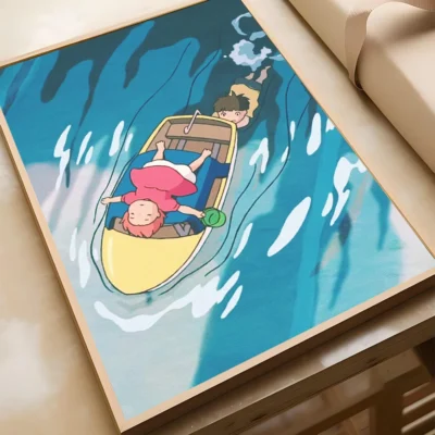 Must Have Anime Ponyo Ghibli Wall Art