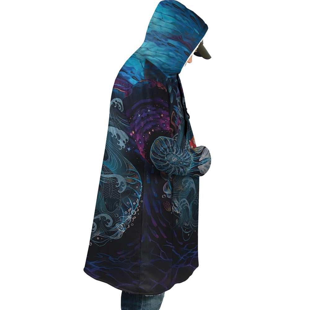 Studio Ghibli Ponyo Sea Creatures Dream Cloak Coat - Image 4