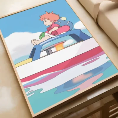 Anime Ponyo Ghibli Wall Art