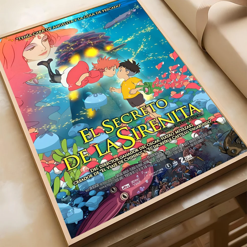 Hot Anime Ponyo Ghibli Wall Art