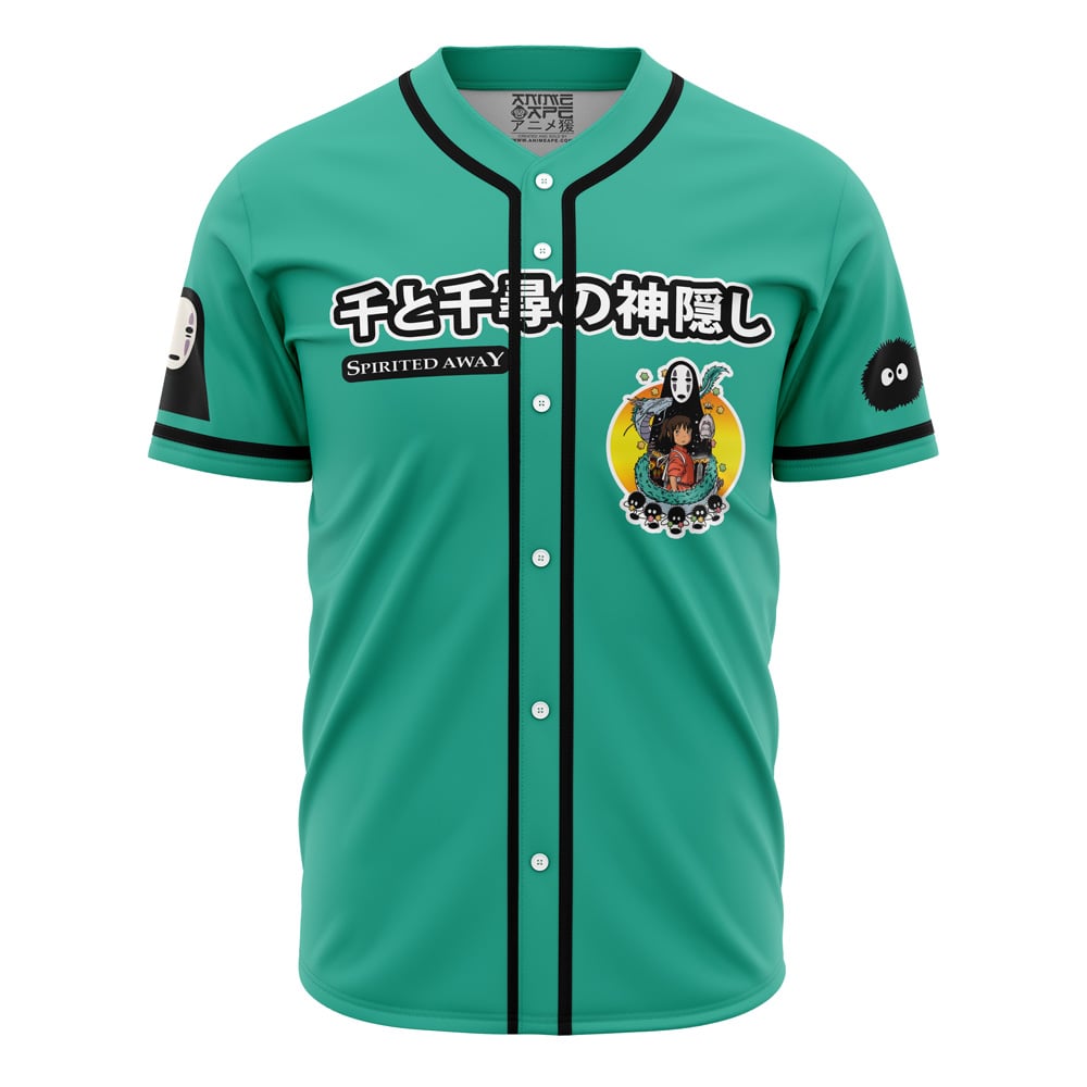Studio Ghibli Spirited Away Anime Baseball Jersey