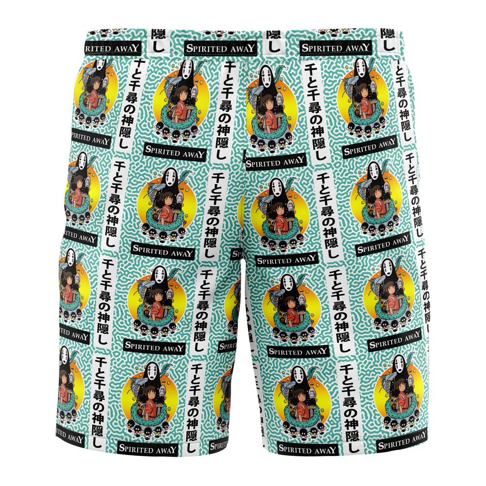 Studio Ghibli Spirited Away Main Cast Swim Trunks - Image 3