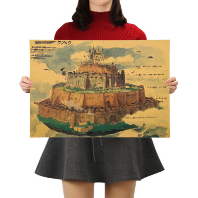 Studio Ghibli Laputa: Castle In the Sky The Castle Poster