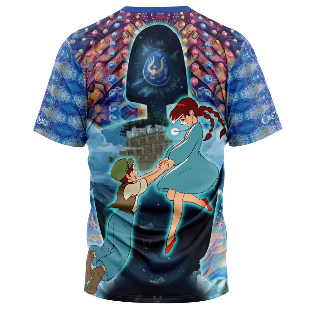 Castle in the Sky Studio Ghibli 3D T-Shirt - Image 3