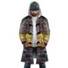 Trippy Grave of the Fireflies SG AOP Hooded Cloak Coat FRONT Mockup - Studio Ghibli Shop
