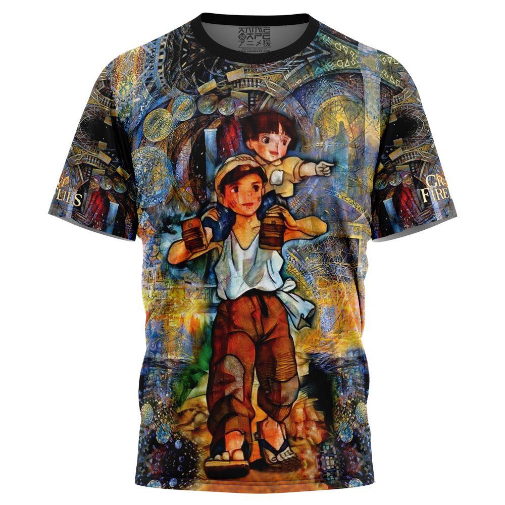Grave of the Fireflies Studio Ghibli 3D T-Shirt