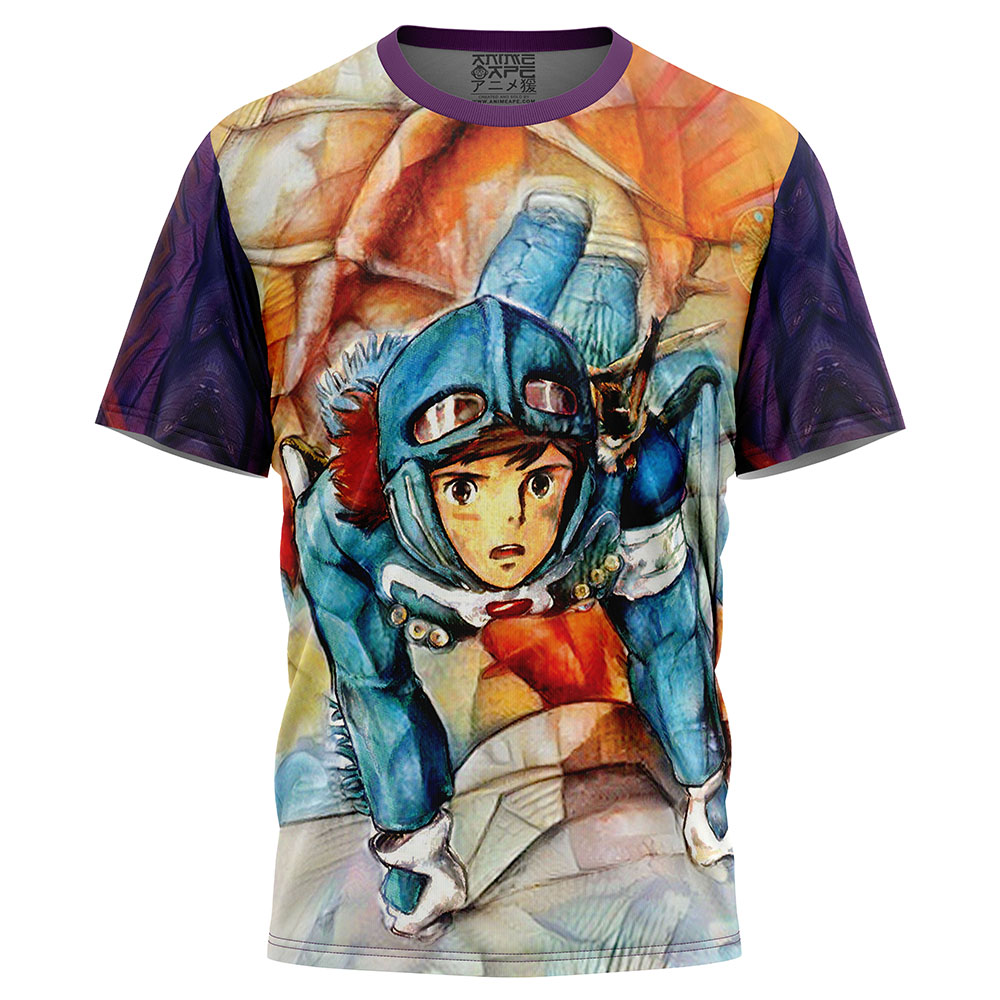 Nausicaa of the Valley of the Wind Studio Ghibli 3D T-Shirt
