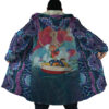Trippy Ponyo SG AOP Hooded Cloak Coat NO HOOD Mockup - Studio Ghibli Shop