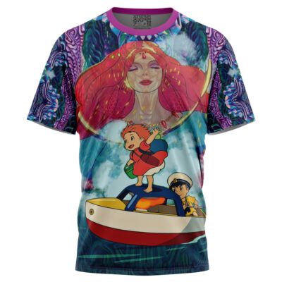 Ponyo Studio Ghibli 3D T-Shirt