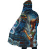 Trippy Spirited Away SG AOP Hooded Cloak Coat SIDE Mockup - Studio Ghibli Shop