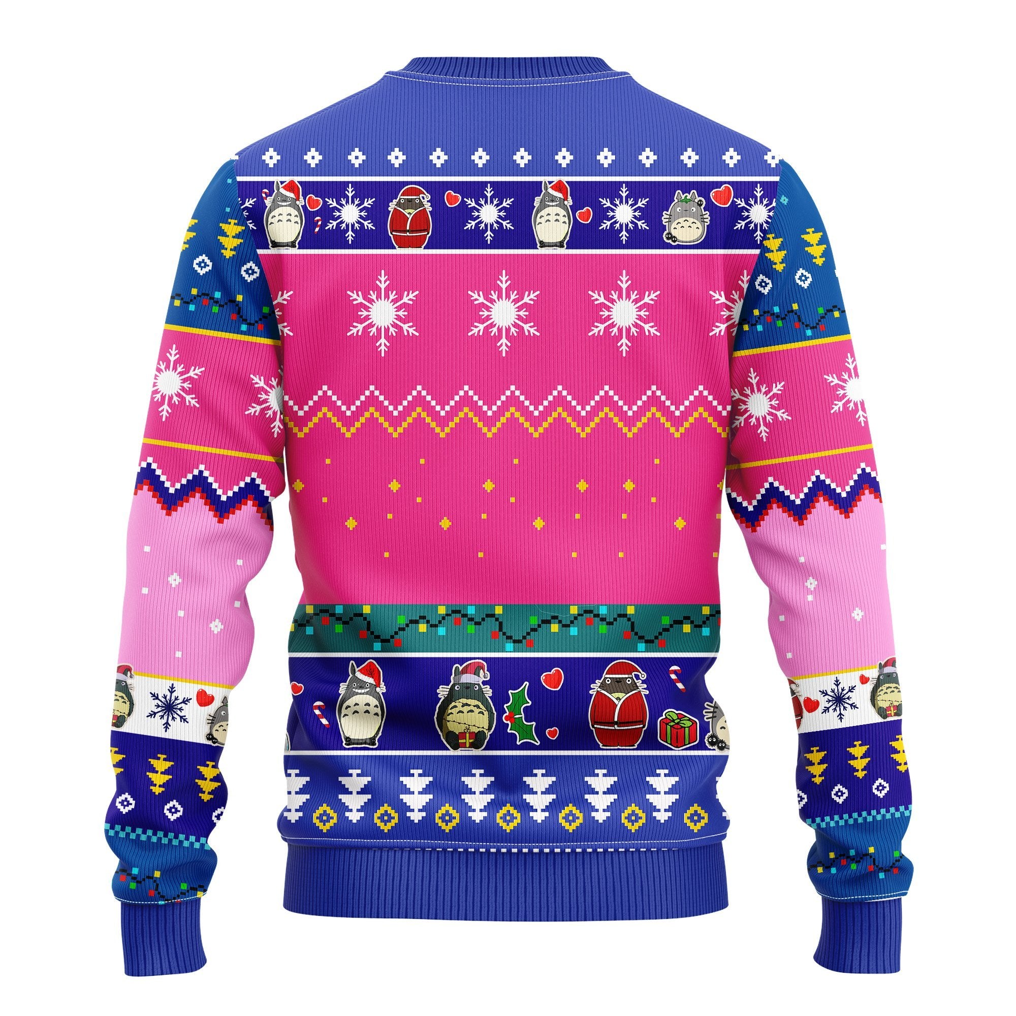 Studio Ghibli My Neighbor Totoro Pink Amazing Ideas Ugly Christmas Sweater - Image 2